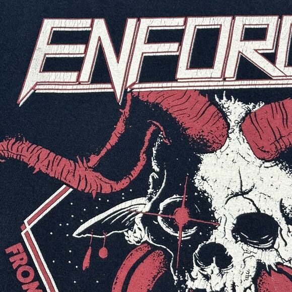 Enforcer Shirt Mens XL Black Swedish Heavy Metal Band From Beyond 2016 Tour - Picture 4 of 15